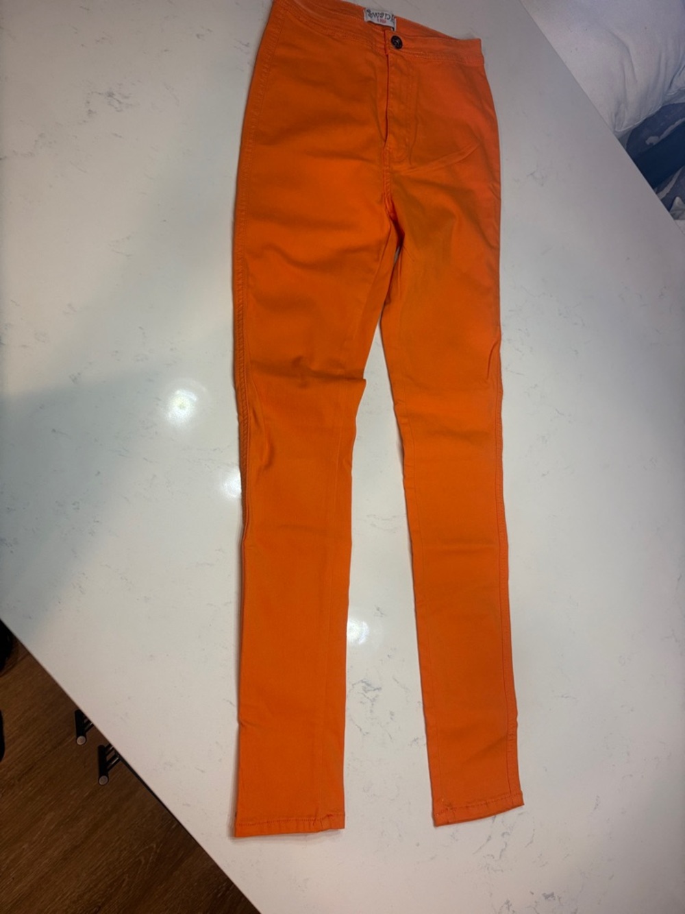 SWANK Orange Skinny Pants